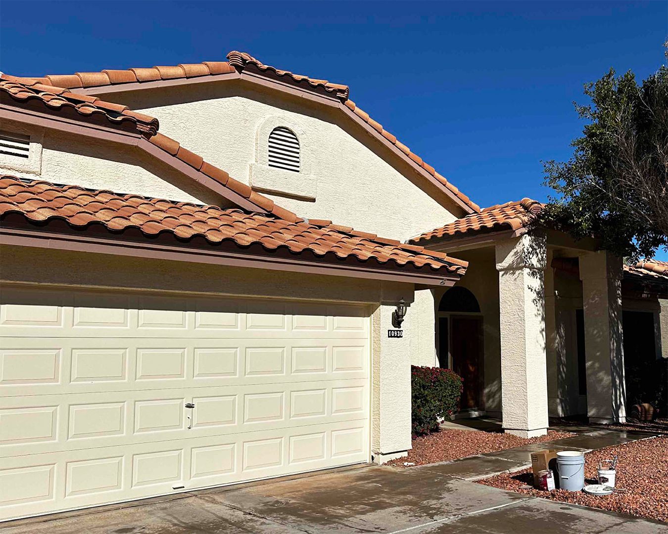 Painted exterior of Avondale home