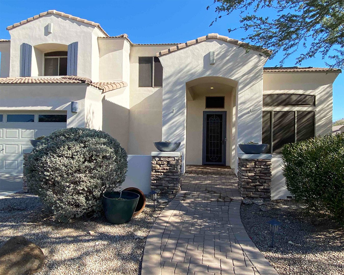 Painted exterior of home in Goodyear, AZ