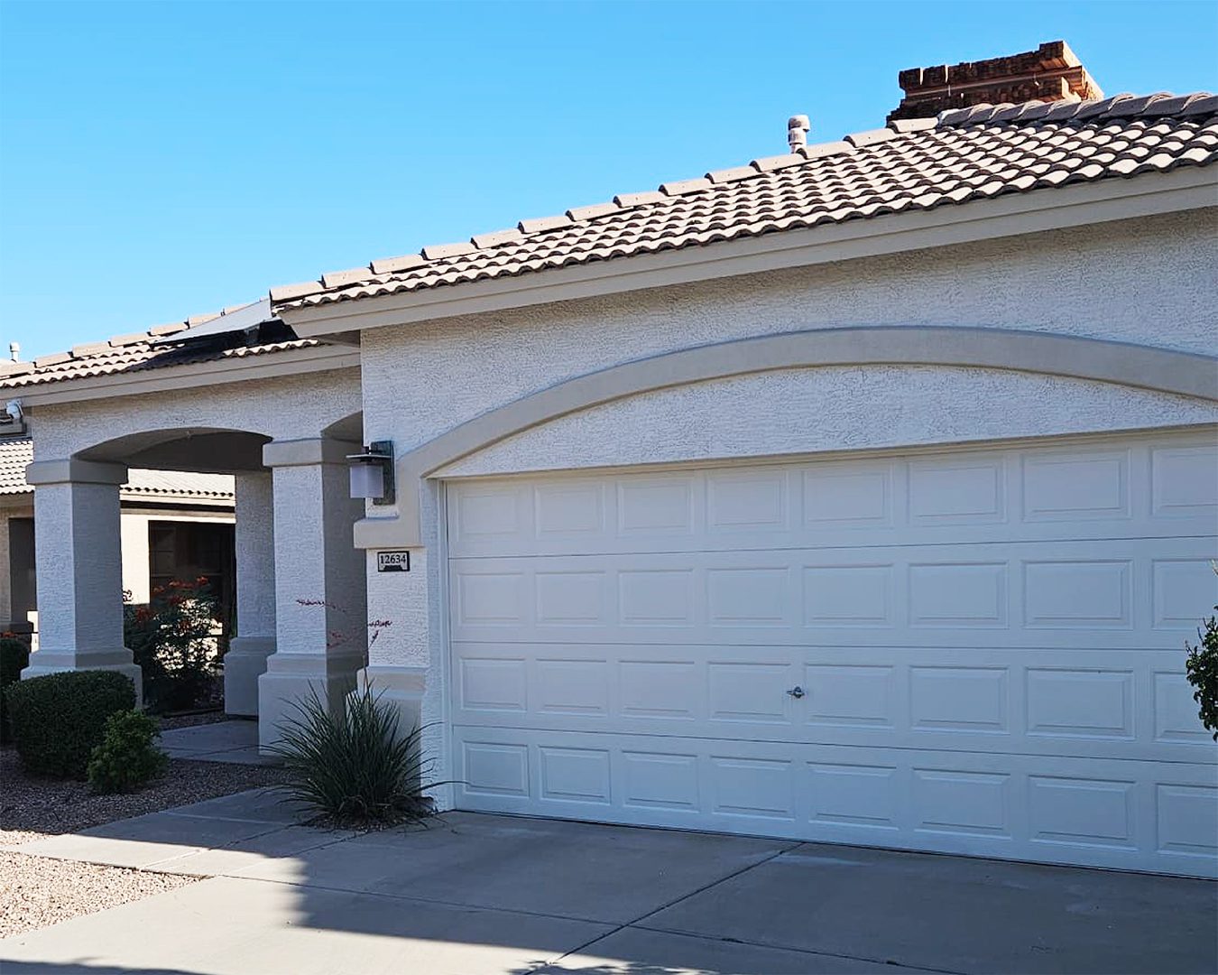 Painted exterior of Avondale home