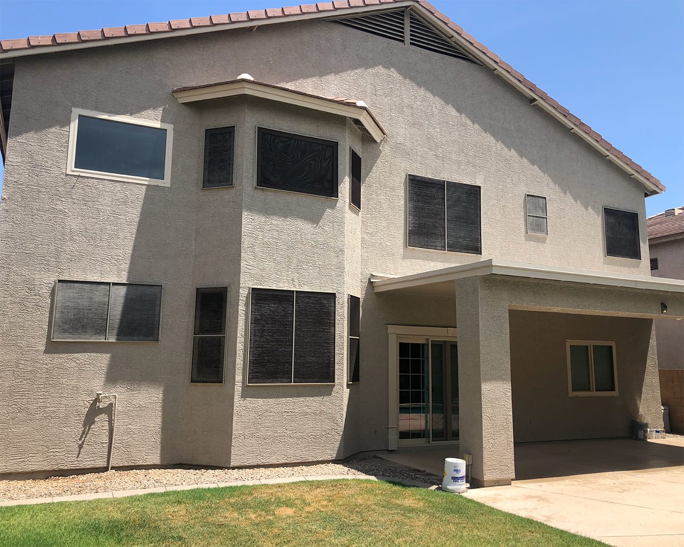 Painted exterior of Avondale home