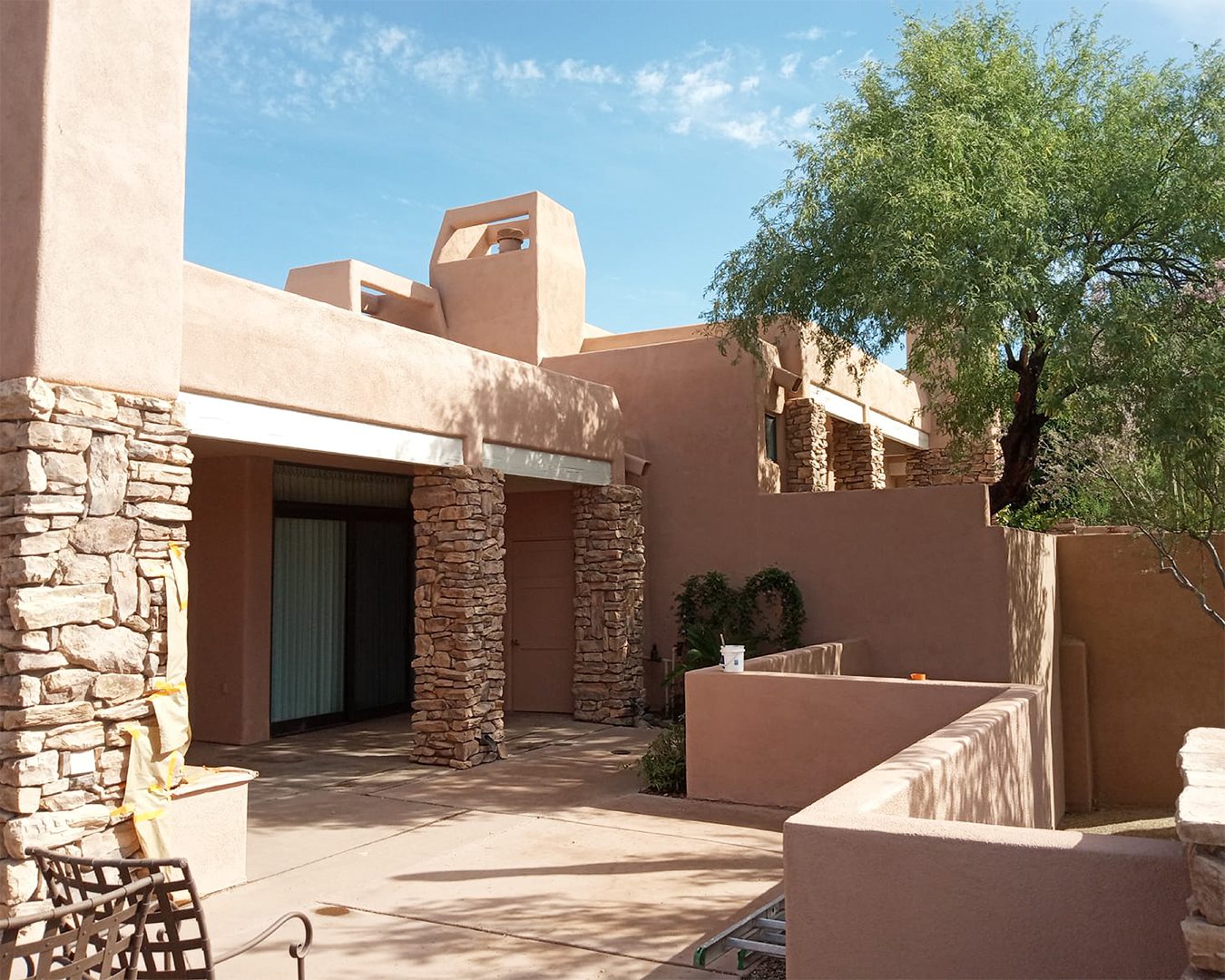 Painted exterior of home in Marana, AZ