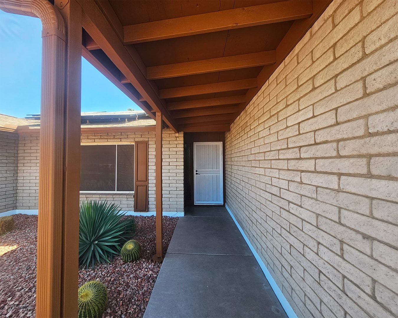 Painted exterior of Glendale home