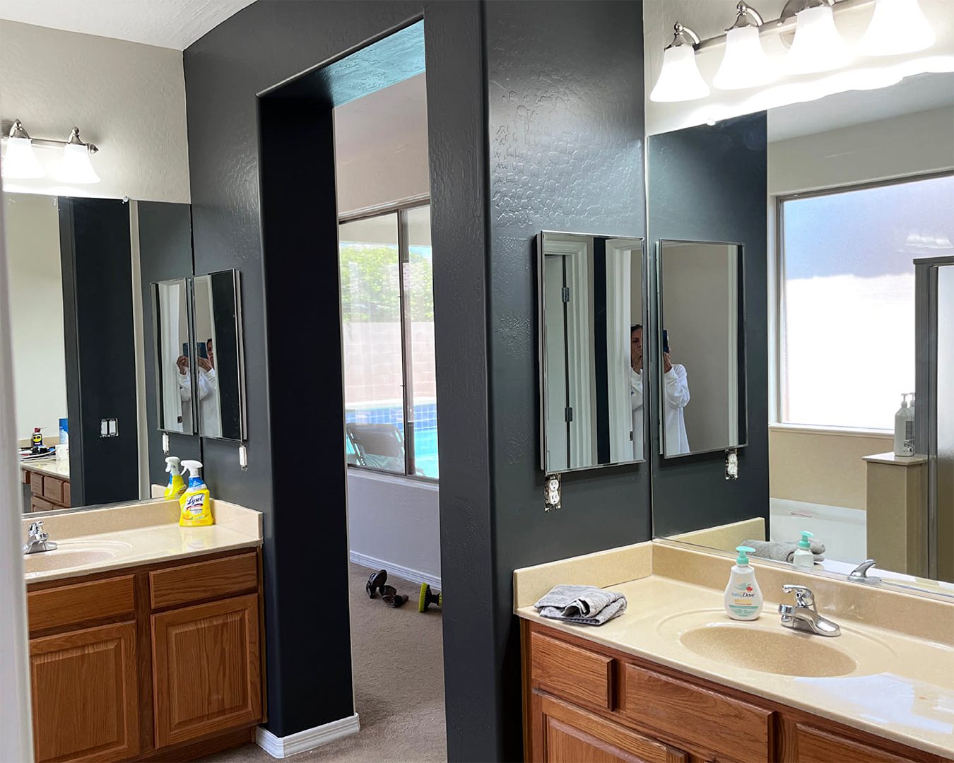 Painted bathroom inside Surprise, AZ home