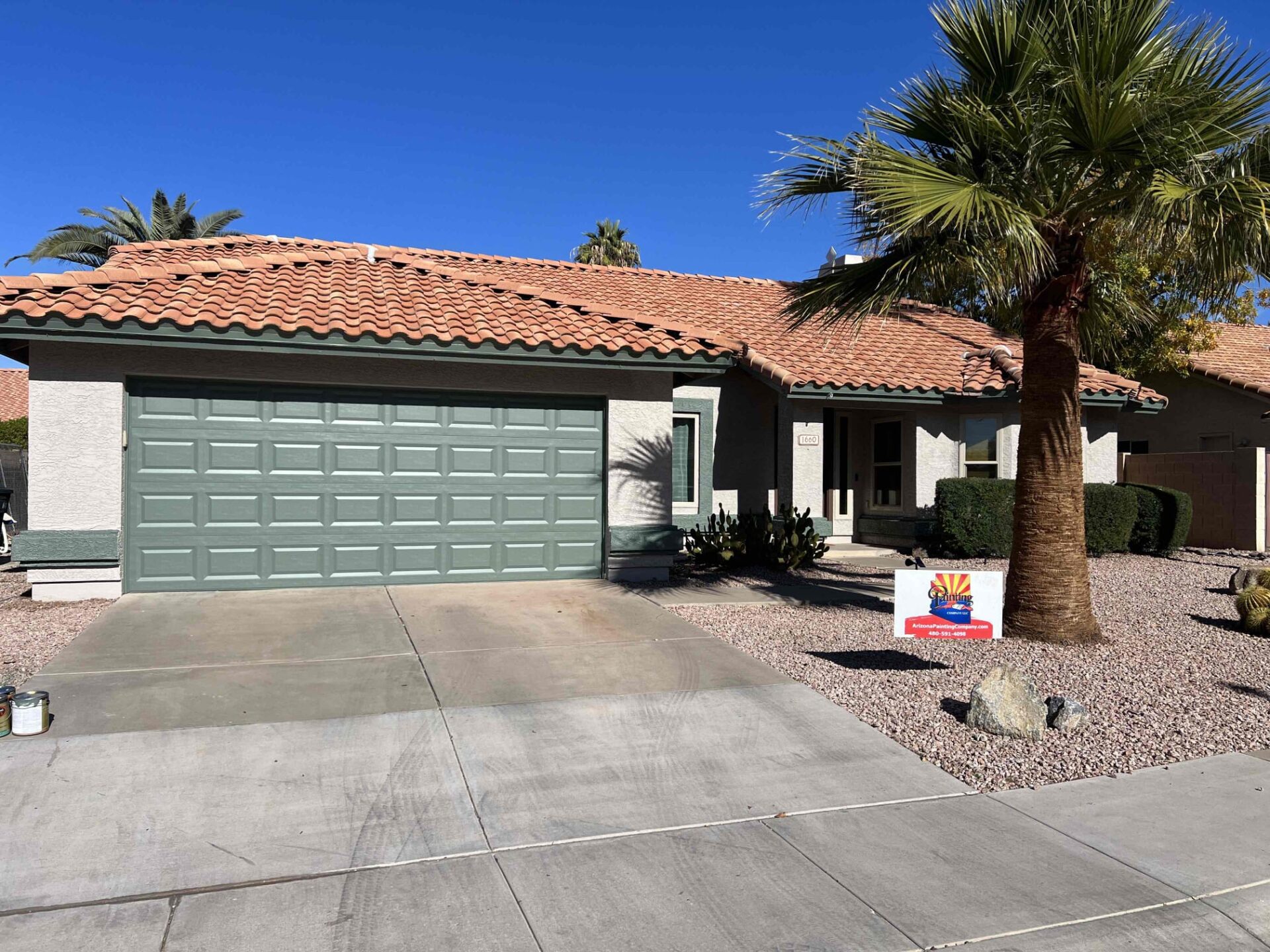 single story fresh exterior paint chandler arizona