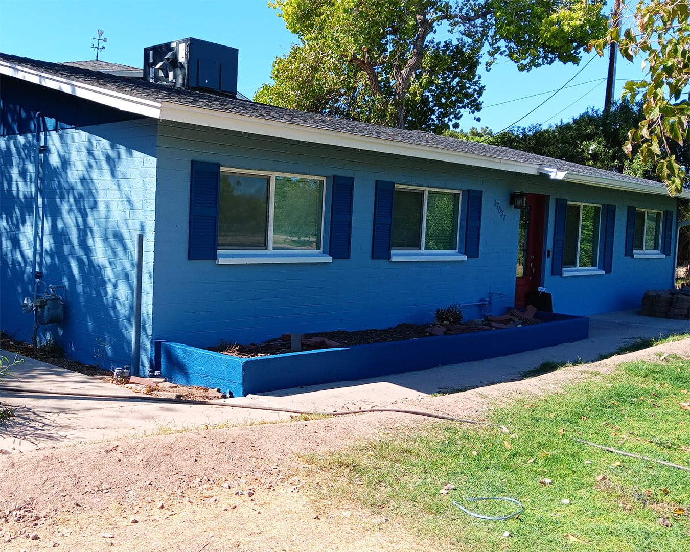 Painted exterior of home in Goodyear, AZ