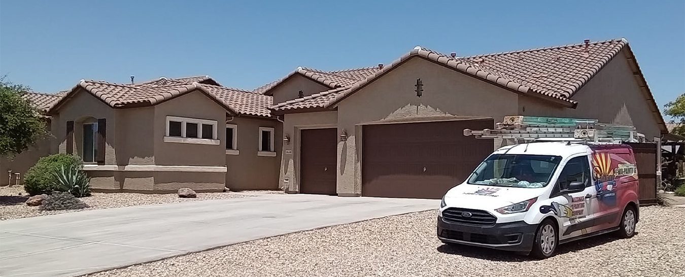 Painted exterior of Litchfield Park home