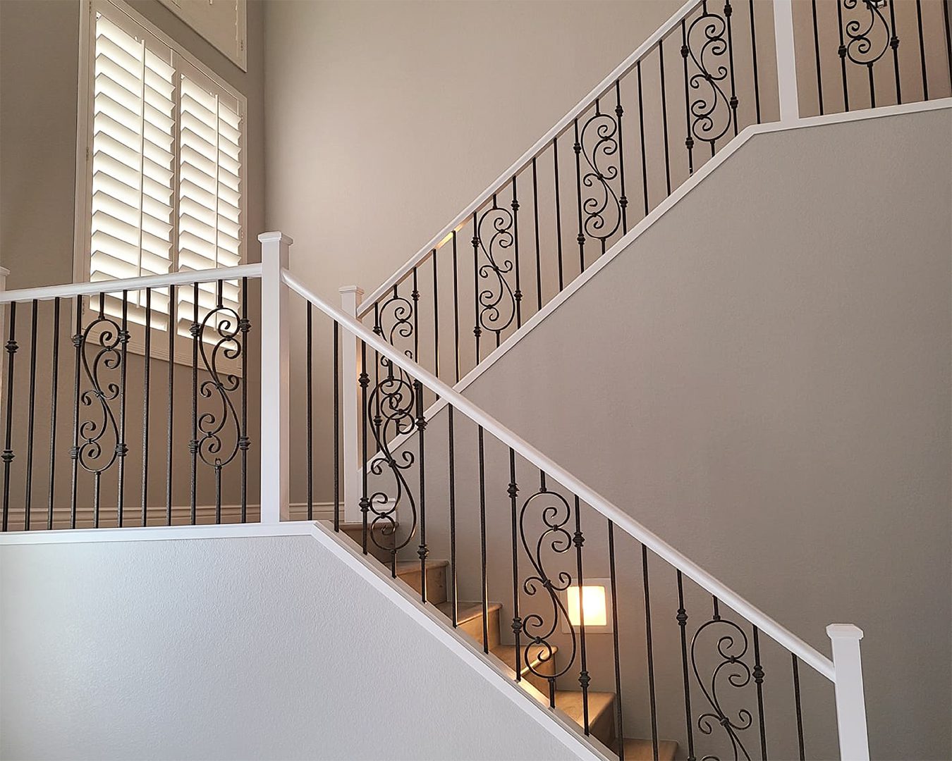 Painted stairway in Queen Creek home