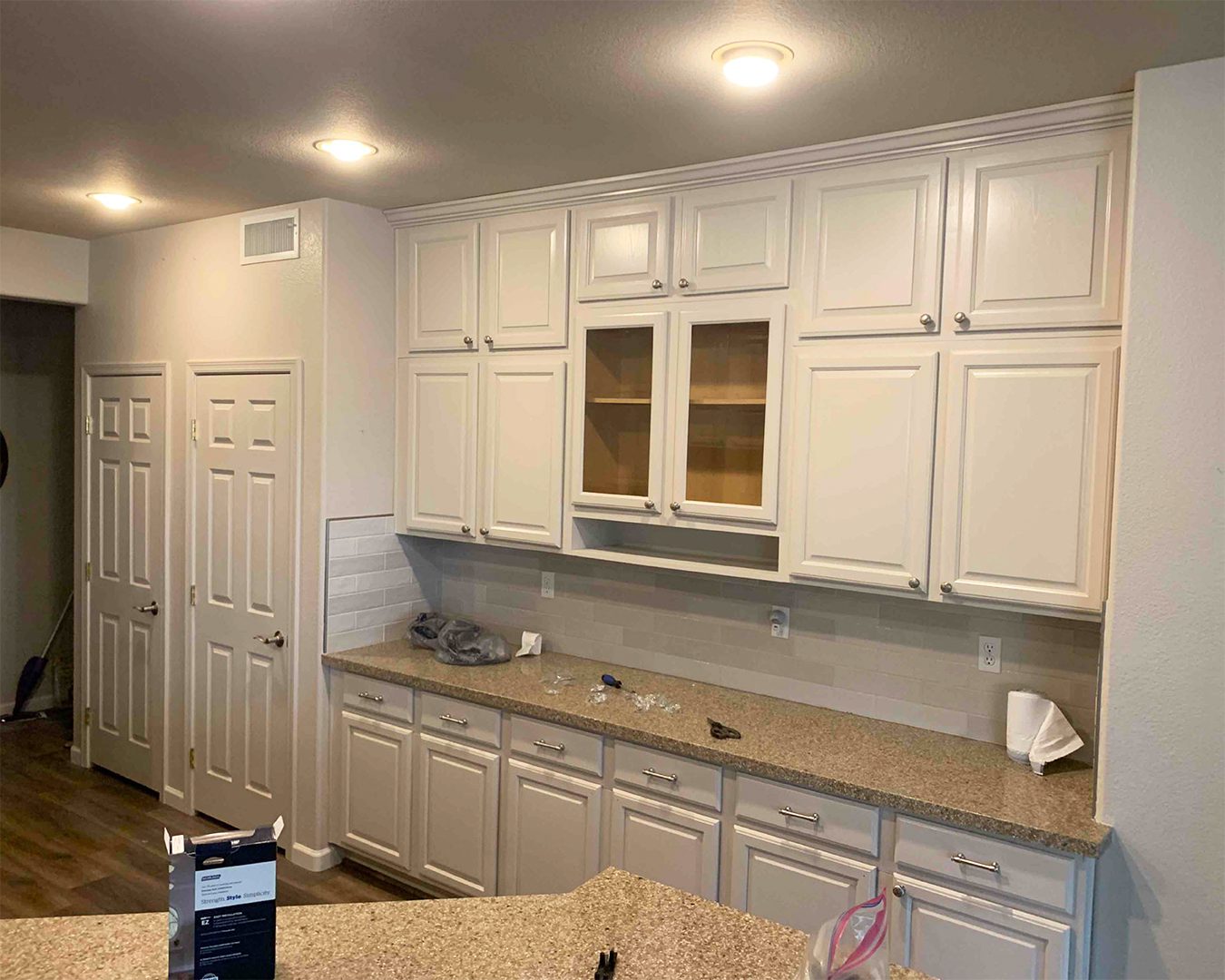 Painted cabinets inside Surprise, AZ kitchen