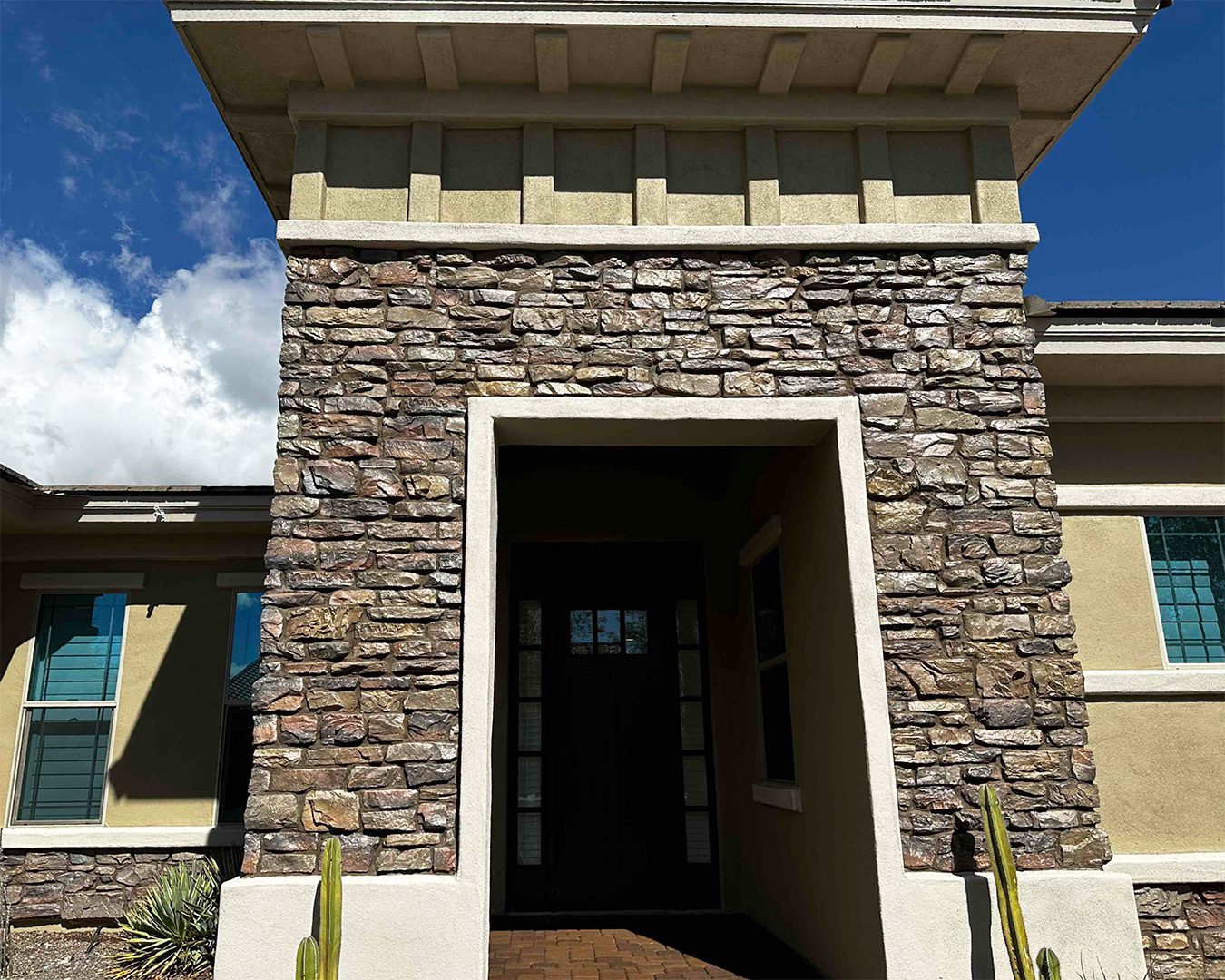 Painted exterior of Buckeye home