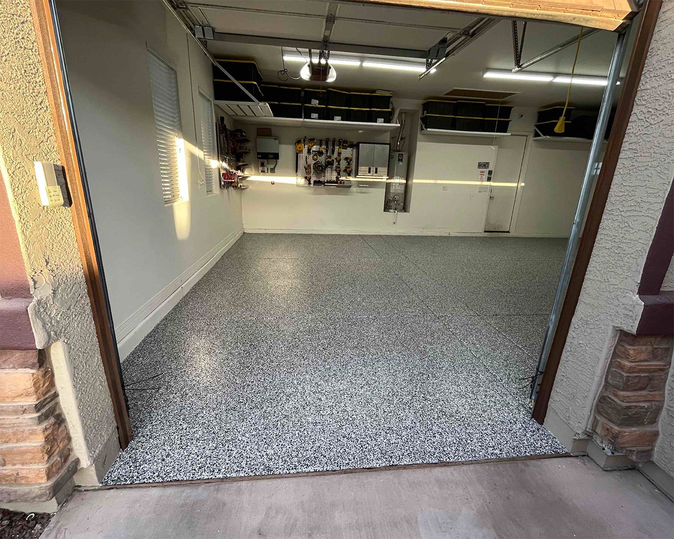 Epoxy flooring in Queen Creek home