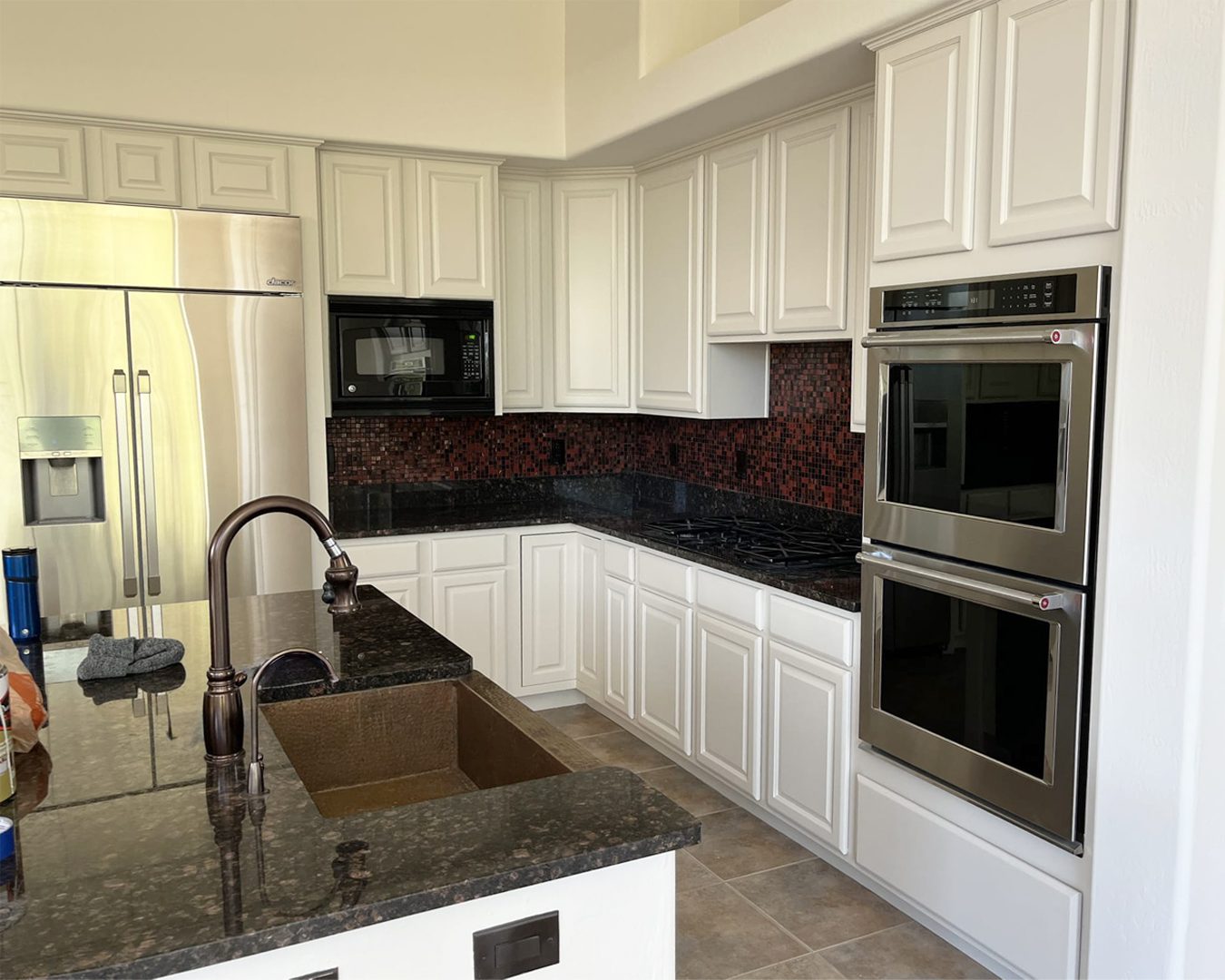 White Cabinet painting project completed in Scottsdale Arizona