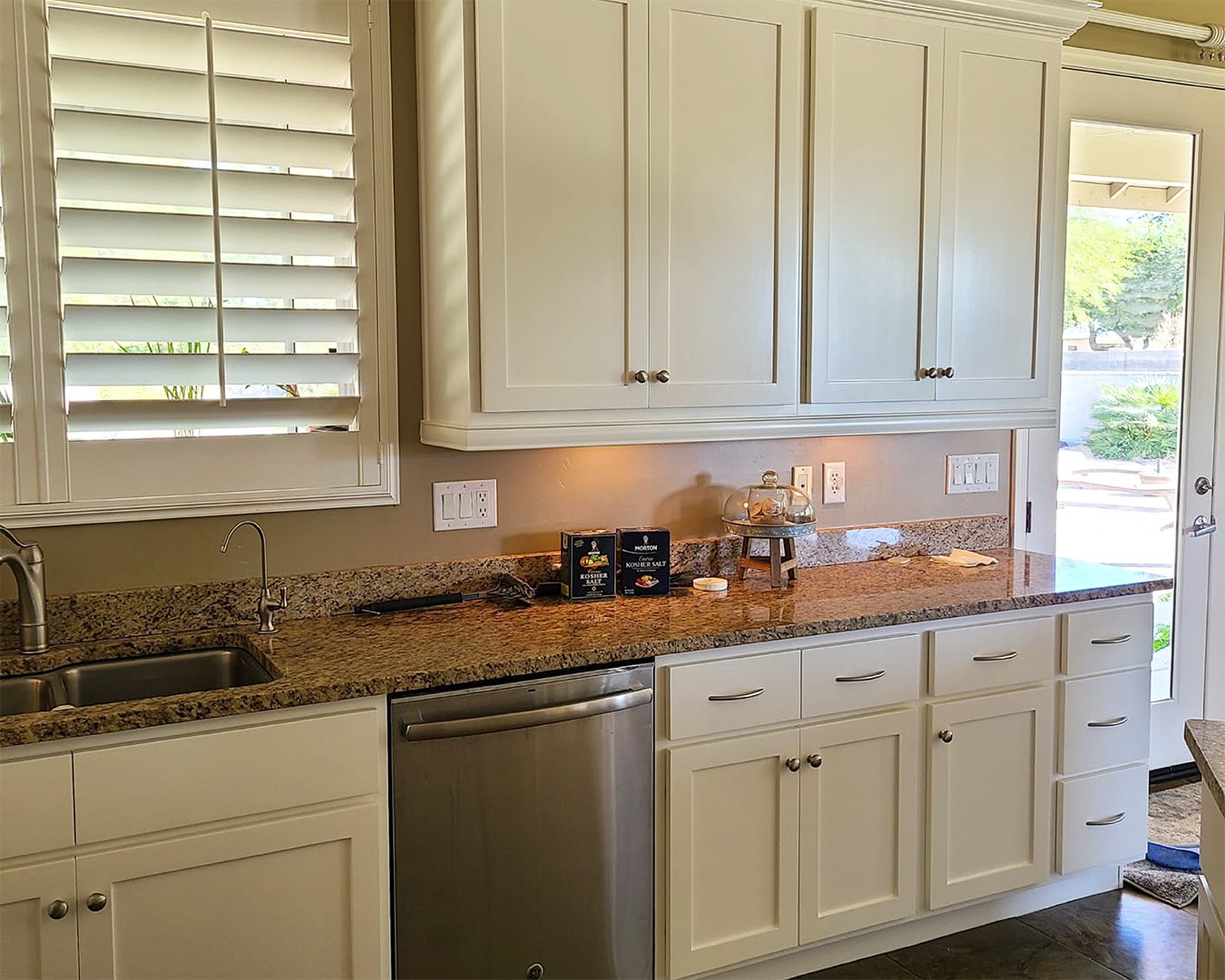 Painted cabinets in Queen Creek kitchen