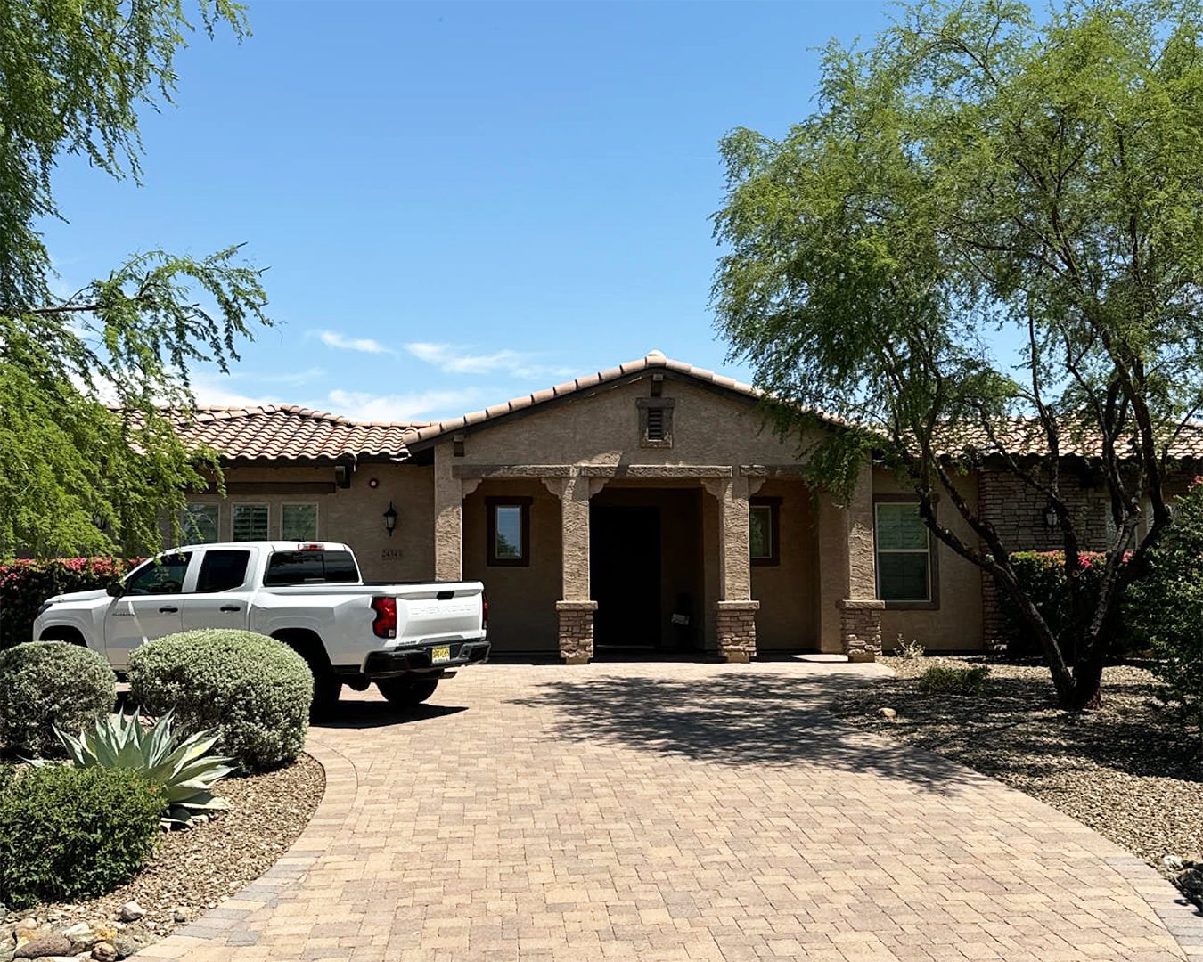 Painted exterior of home in Peoria