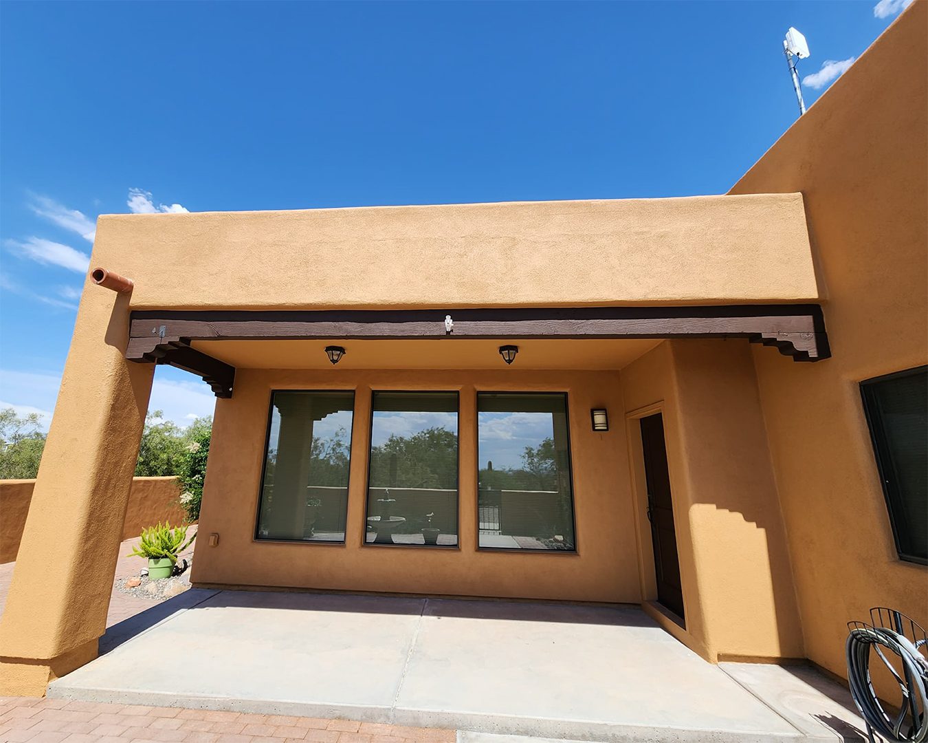 Painted exterior of home in Marana, AZ