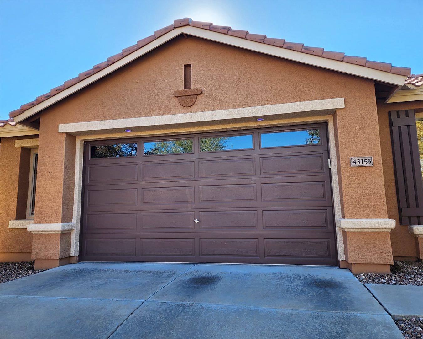 Painted exterior of Anthem home