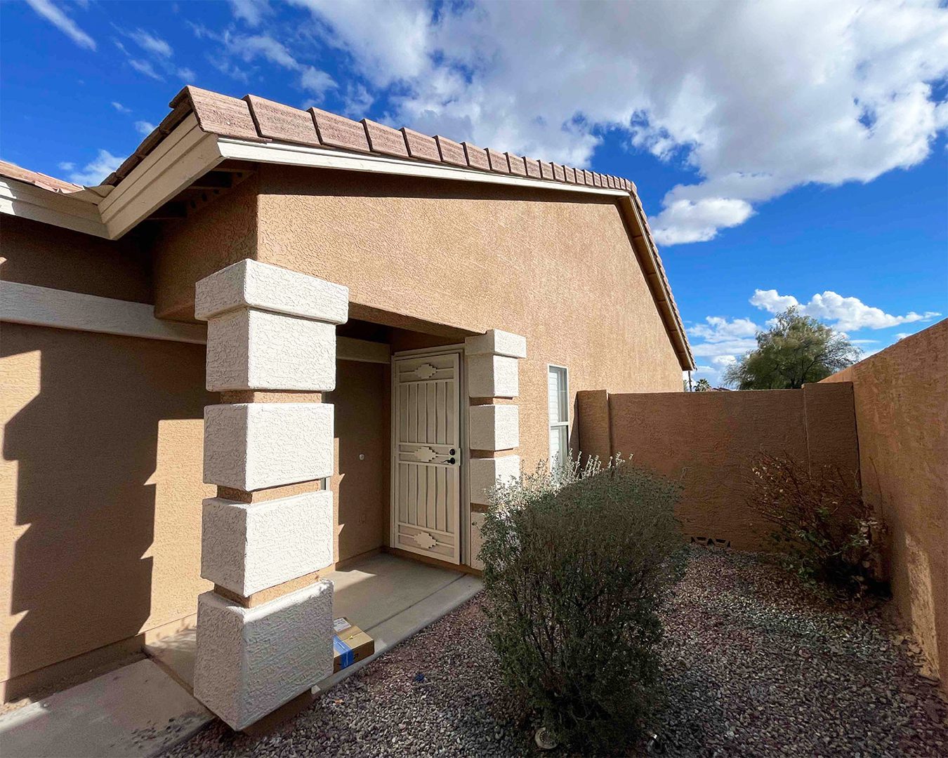 Painted exterior of Maricopa home