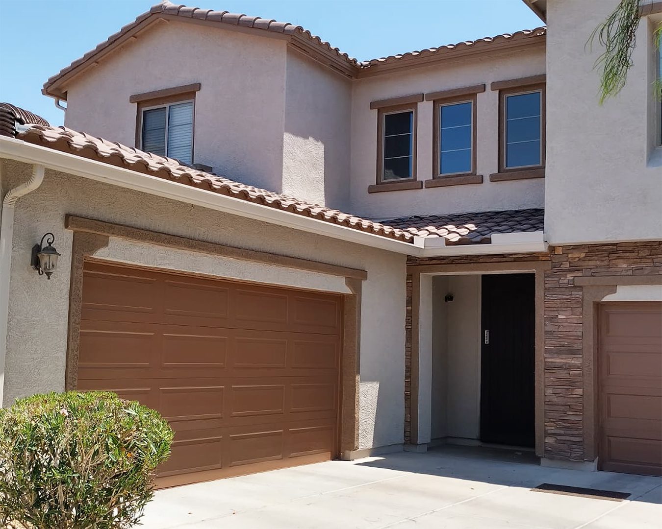 Painted exterior of home in Laveen, AZ