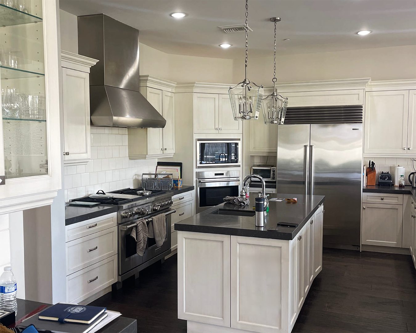 Painted cabinets in Paradise Valley kitchen