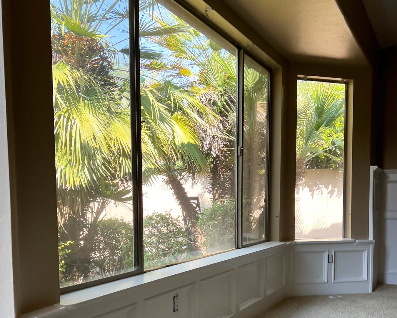 Painted interior of Catalina Foothills home