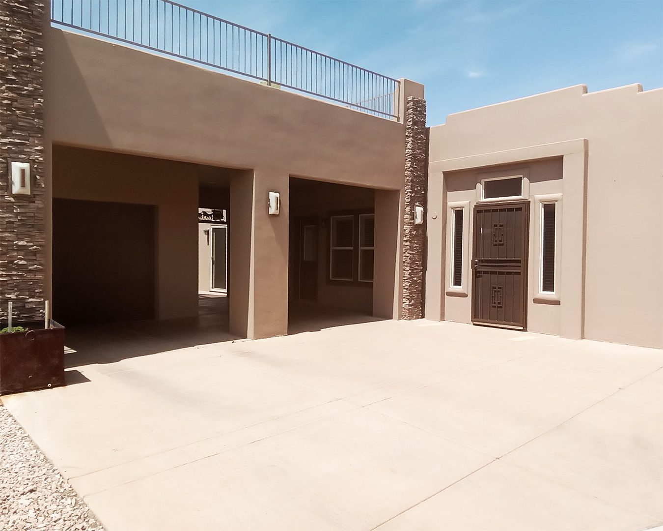 Painted exterior of Gold Canyon home