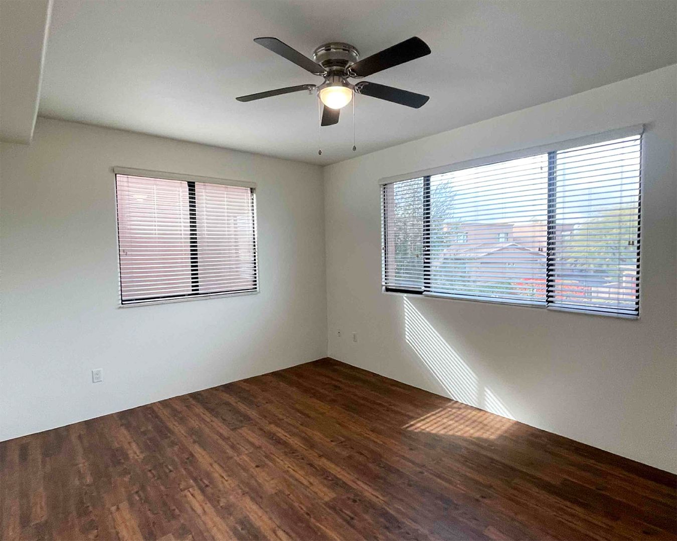 Painted white room in Carefree home