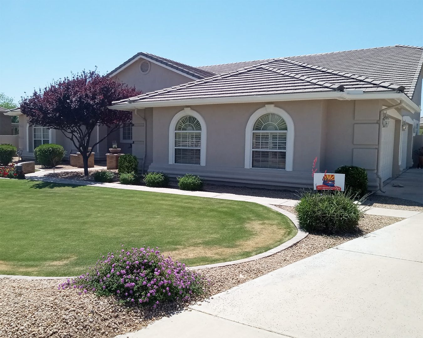 Painted exterior of home in Peoria