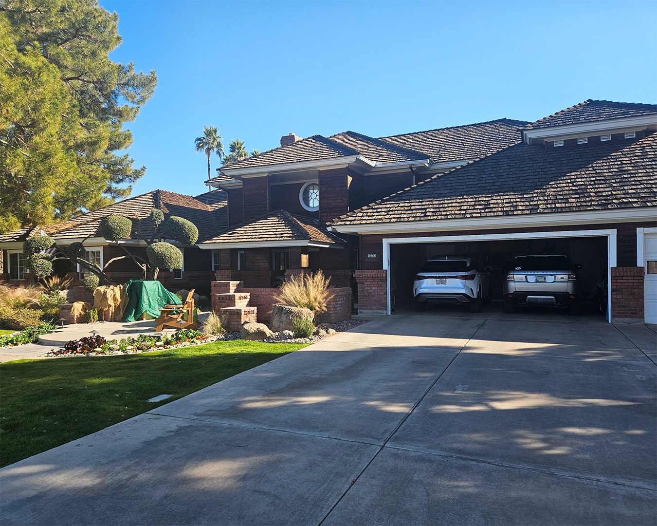 Painted exterior of Tempe home