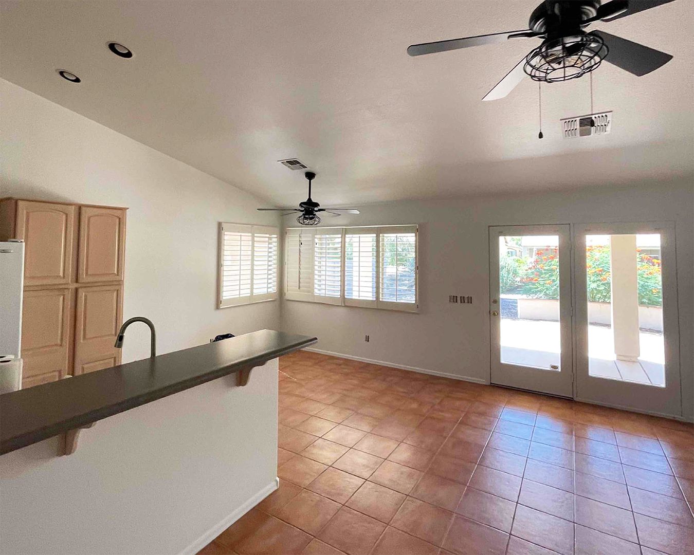 Painted white kitchen