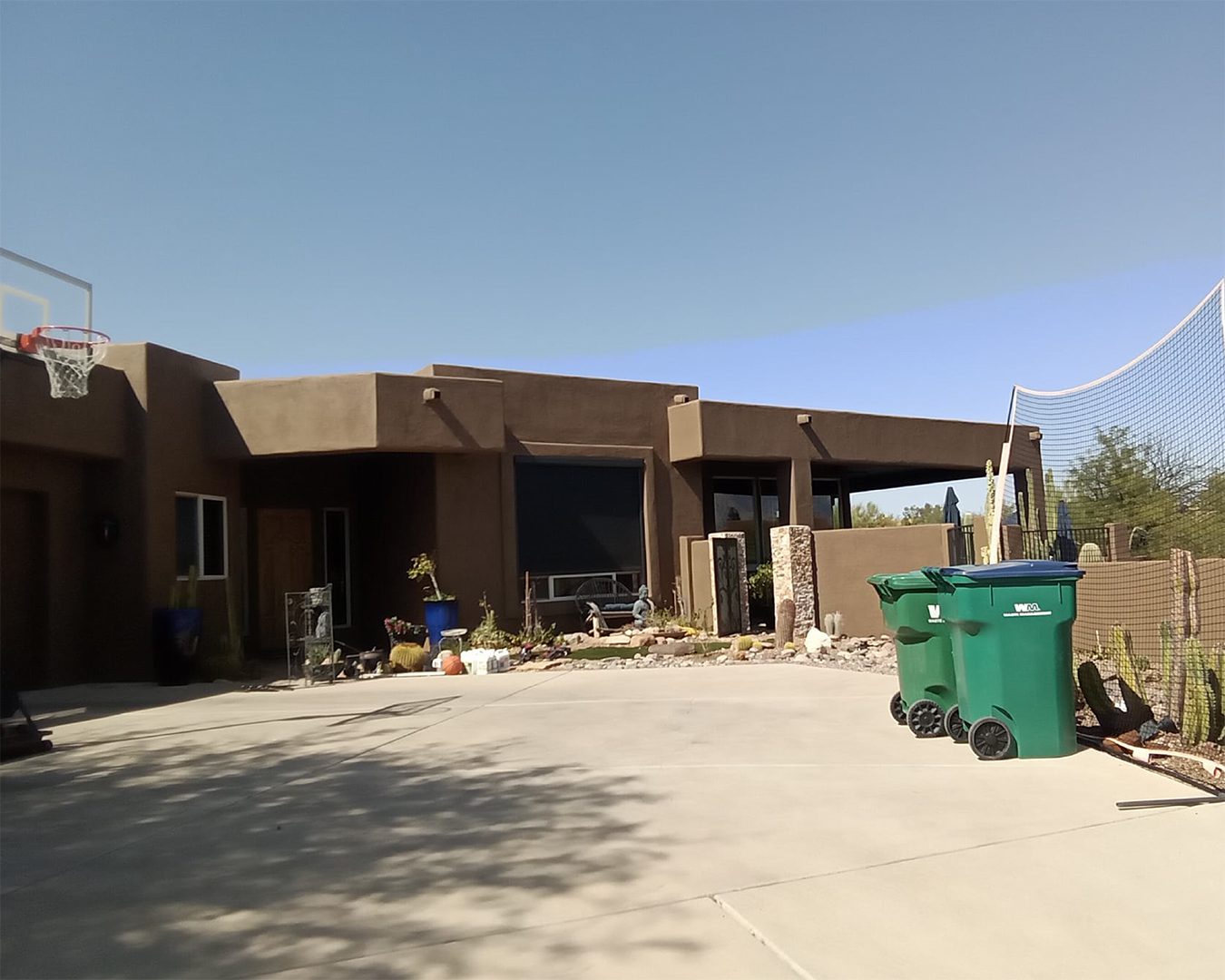 Painted exterior of Oro Valley home