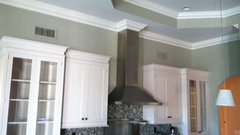 Arizona Painting Company offers Cabinet Painting: Newly painted cabinets bring a fresh and stylish transformation to any space. White cabinets painted.