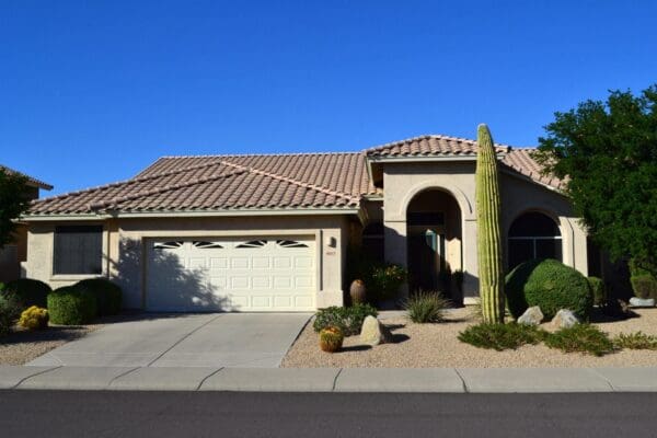 Exterior Arizona home